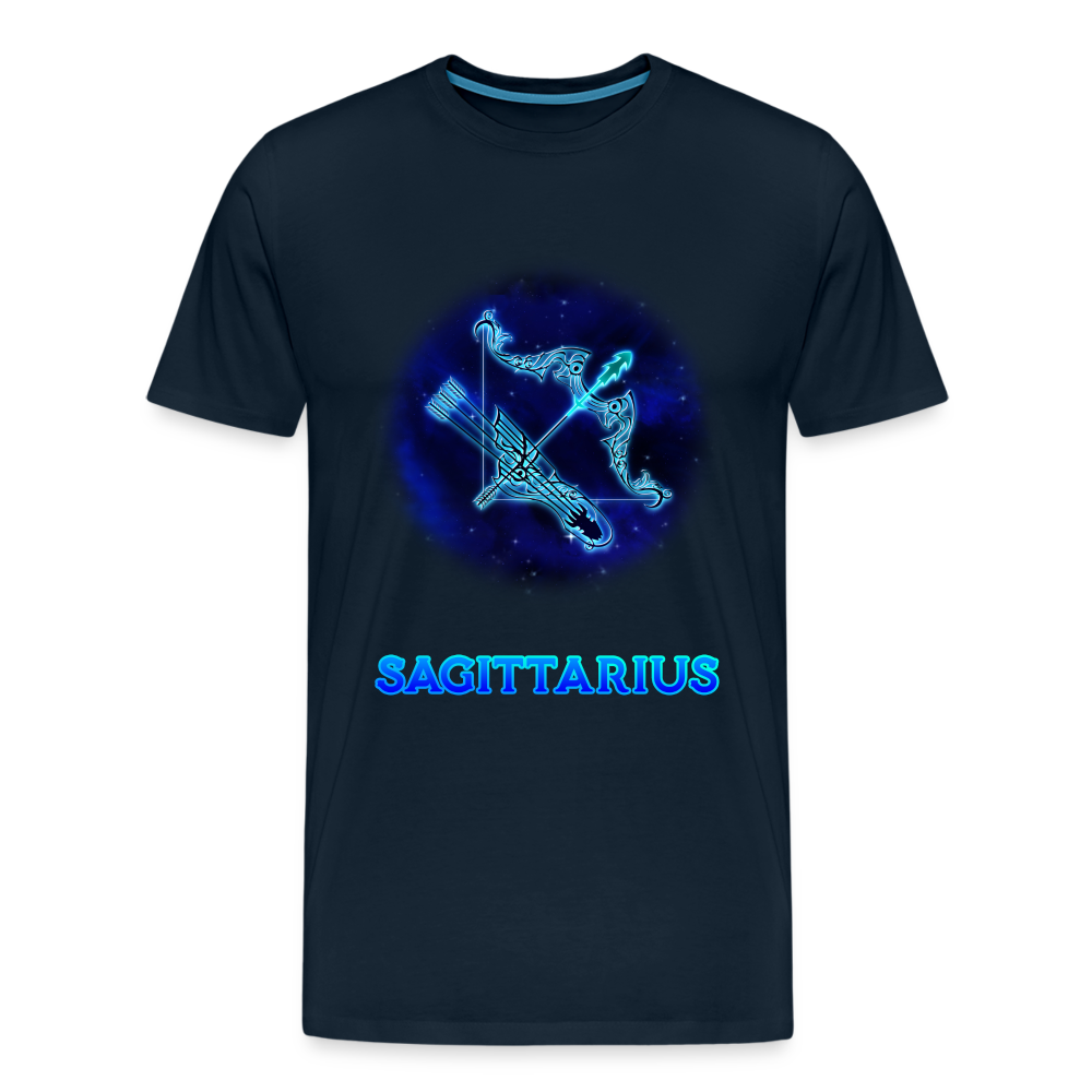 Men's Sagittarius Premium T-Shirt - deep navy