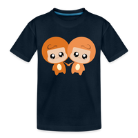 Thumbnail for Kid’s Bobbly Gemini Premium Organic T-Shirt - deep navy