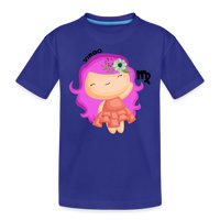 Thumbnail for Kid’s Astro Girl Virgo Premium Organic T-Shirt - royal blue