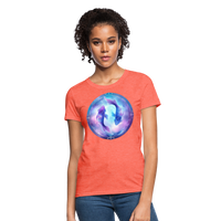 Thumbnail for Women's Classic Pisces T-Shirt - heather coral