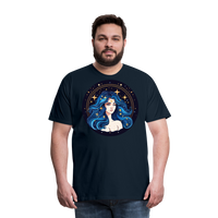 Thumbnail for Men's Magic Virgo Premium T-Shirt - deep navy