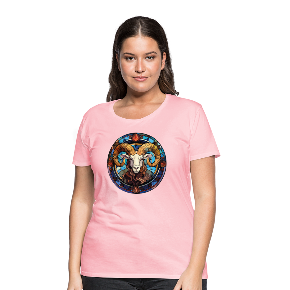 Women’s Mosaic Aries Premium T-Shirt - pink