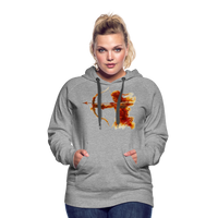 Thumbnail for Women’s Mythical Sagittarius Premium Hoodie - heather grey