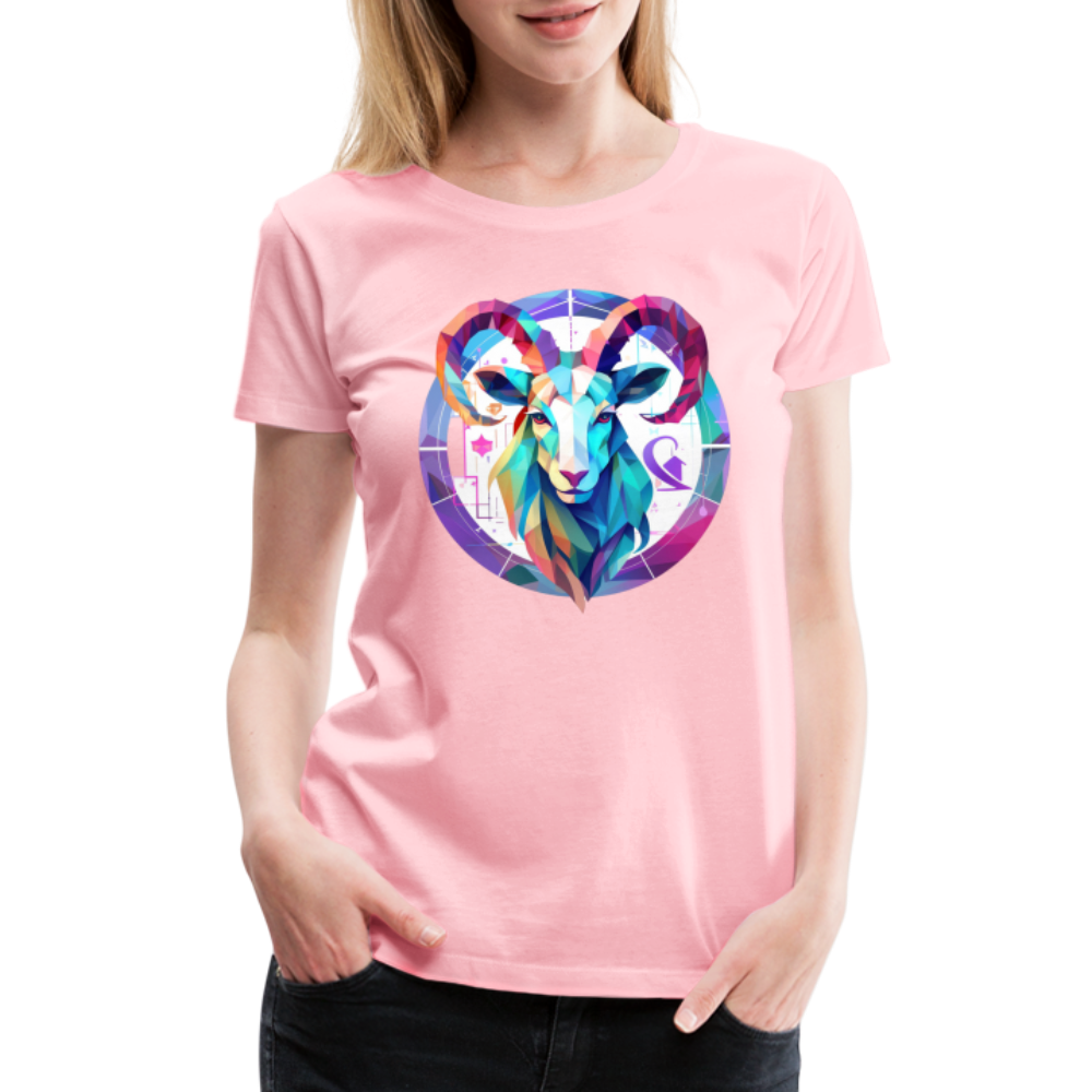 Women’s Mythical Aries Premium T-Shirt - pink