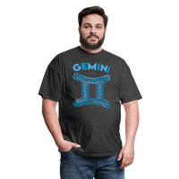 Thumbnail for Men's Power Words Gemini Classic T-Shirt - heather black