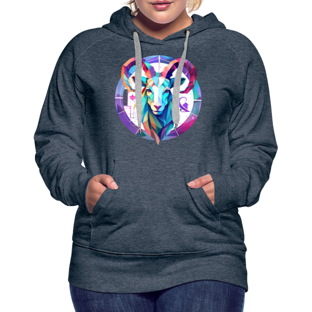 Women’s Mythical Aries Premium Hoodie - heather denim