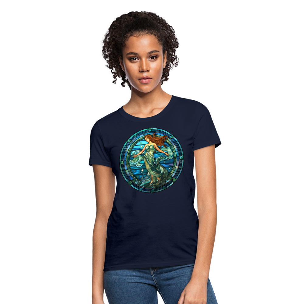 Women's Mosaic Aquarius T-Shirt - navy