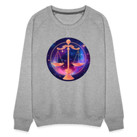 Thumbnail for Women’s Magic Libra Premium Sweatshirt - heather grey