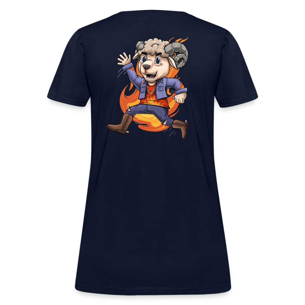 Women's Aries New Design T-Shirt - navy