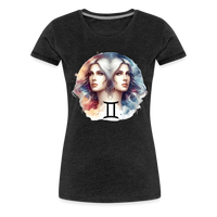 Thumbnail for Women’s Mythical Gemini Premium T-Shirt - charcoal grey