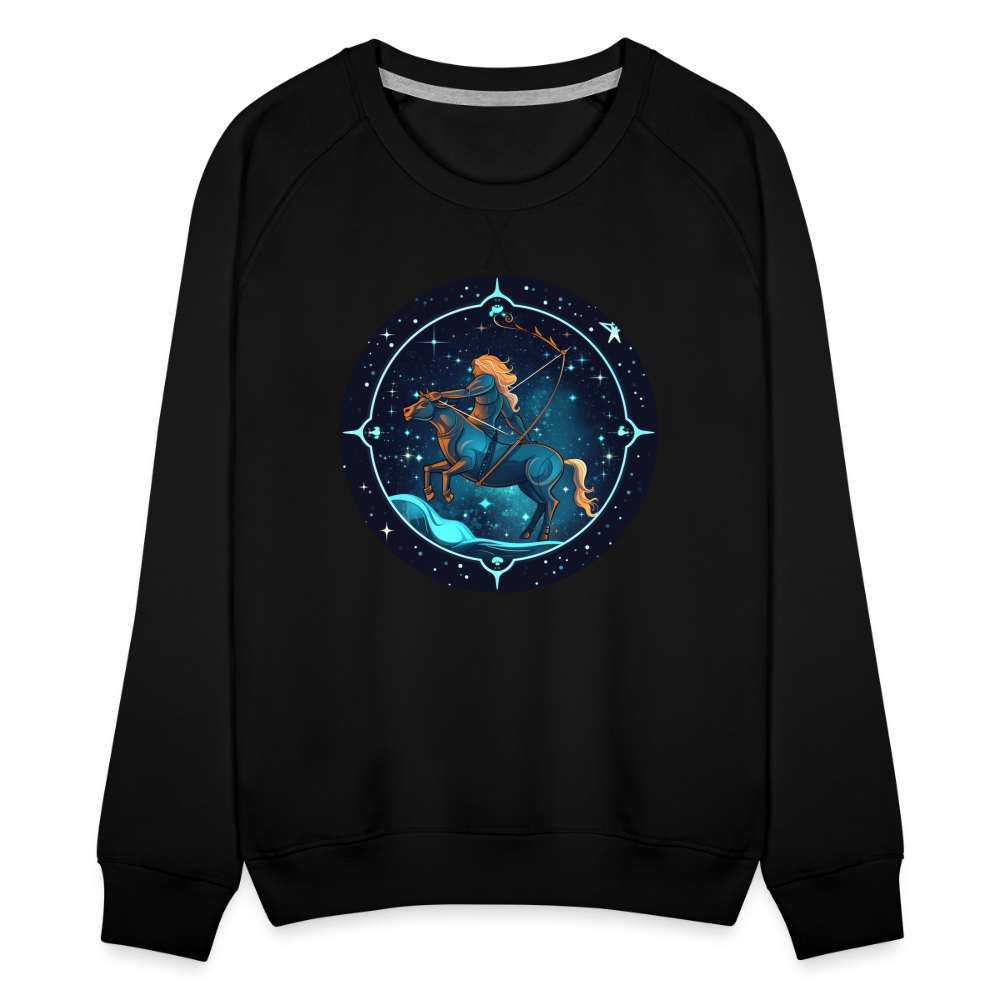 Women’s Magic Sagittarius Premium Sweatshirt - black