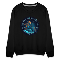 Thumbnail for Women’s Magic Sagittarius Premium Sweatshirt - black