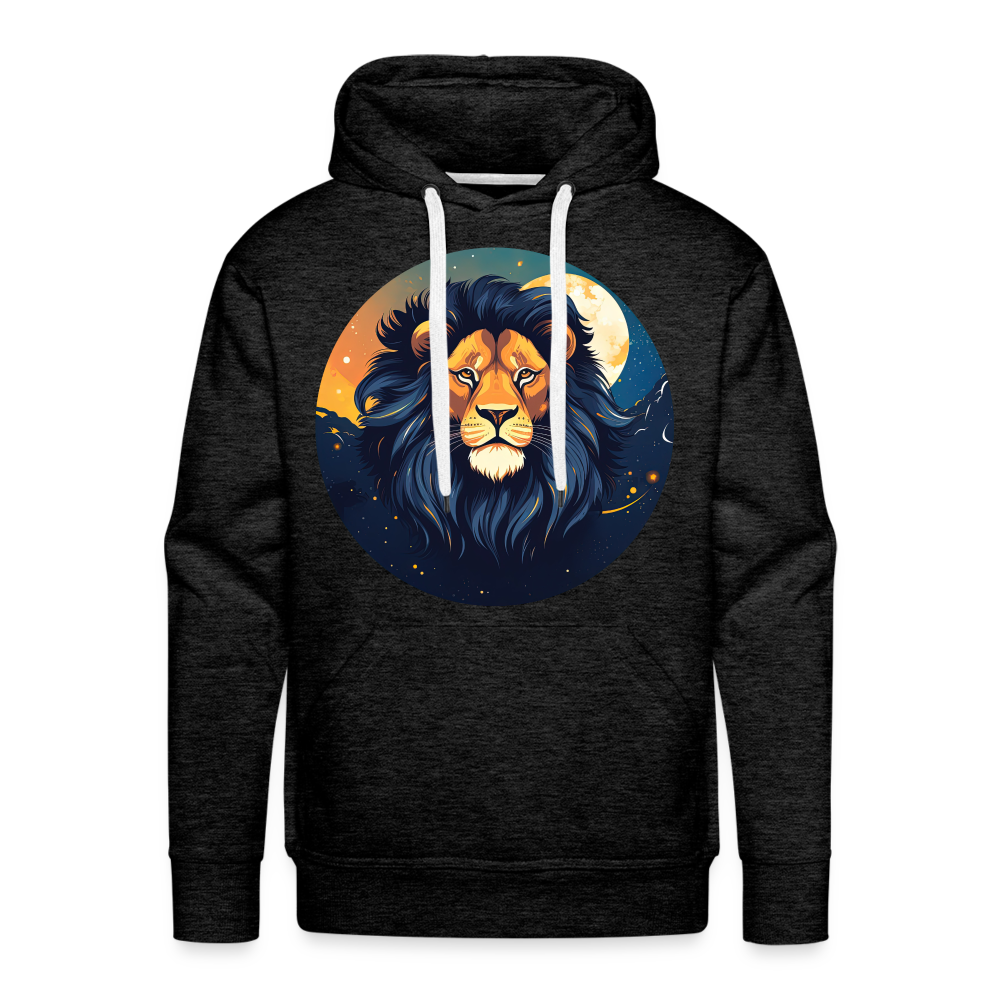 Men’s Mystic Leo Premium Hoodie - charcoal grey