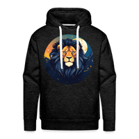 Thumbnail for Men’s Mystic Leo Premium Hoodie - charcoal grey