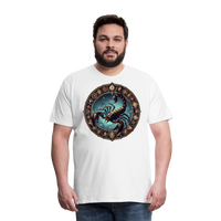 Thumbnail for Men's Mythical Scorpio Premium T-Shirt - white