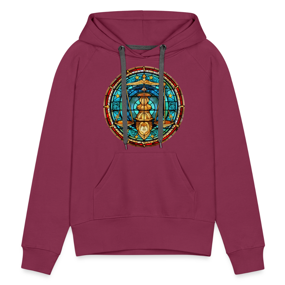 Women’s Mosaic Libra Premium Hoodie - burgundy