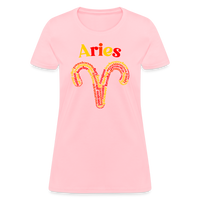 Thumbnail for Women's Power Words Aries T-Shirt - pink