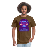 Thumbnail for Men's Neon Libra Classic T-Shirt - brown