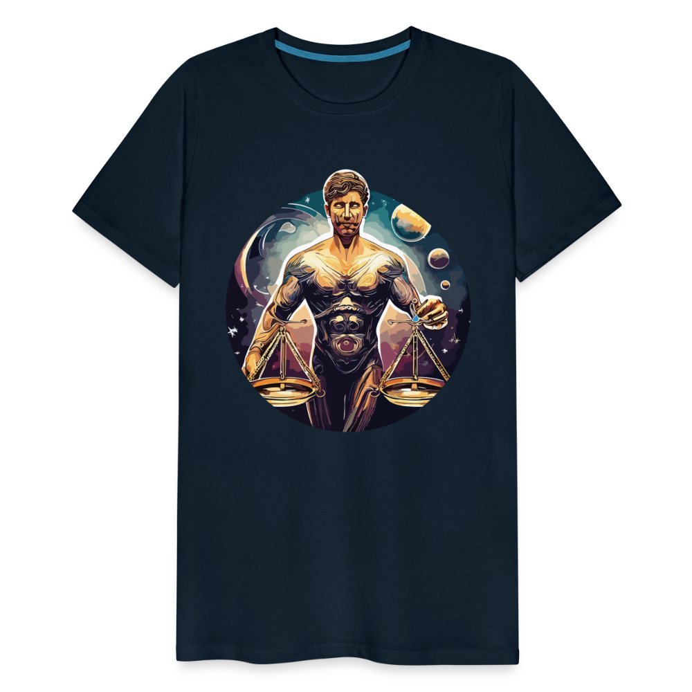 Men's Mythical Libra Premium T-Shirt - deep navy