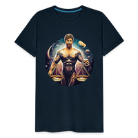 Thumbnail for Men's Mythical Libra Premium T-Shirt - deep navy