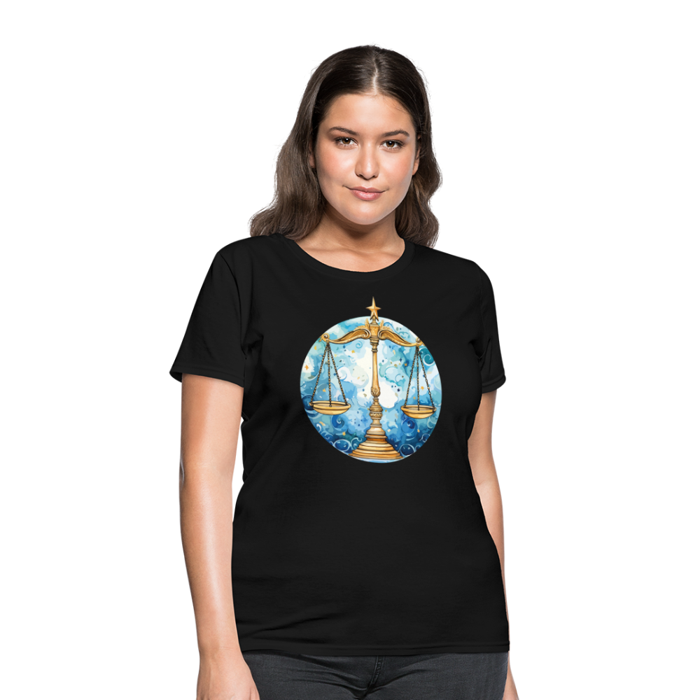 Women's Mythical Libra T-Shirt - black