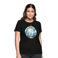 Thumbnail for Women's Mythical Libra T-Shirt - black