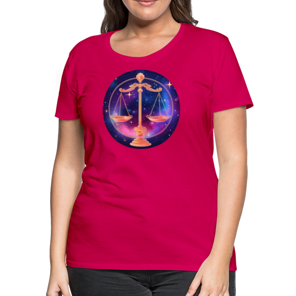 Women’s Magic Libra Premium T-Shirt - dark pink