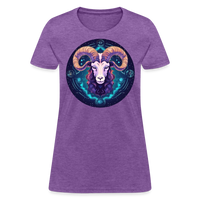 Thumbnail for Women's Magic Capricorn T-Shirt - purple heather