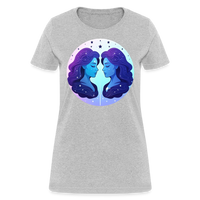 Thumbnail for Women's Magic Gemini T-Shirt - heather gray