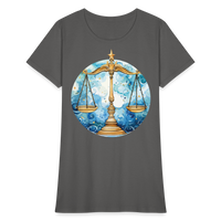 Thumbnail for Women's Mythical Libra T-Shirt - charcoal