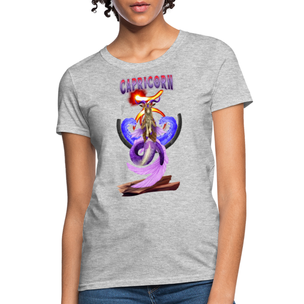 Astral Capricorn Women's T-Shirt - heather gray