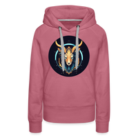 Thumbnail for Women’s Mystic Capricorn Premium Hoodie - mauve