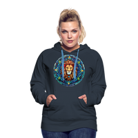 Thumbnail for Women’s Mosaic Leo Premium Hoodie - navy