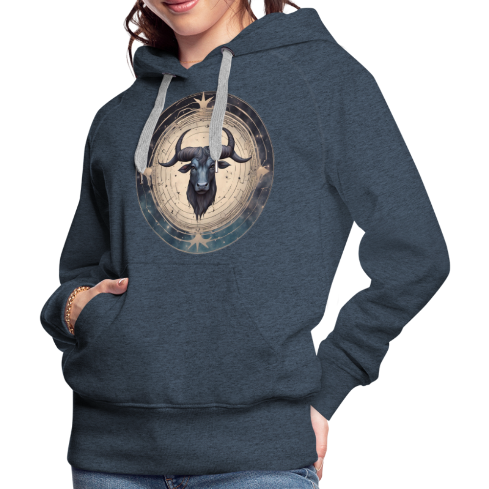 Women’s Mythical Taurus Premium Hoodie - heather denim