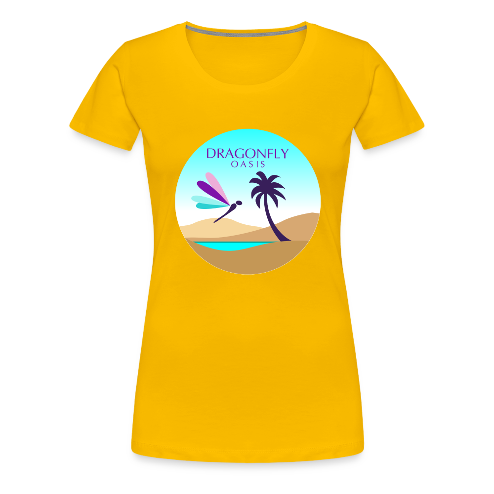 Women's Dragonfly Oasis V.2 Premium T-Shirt - sun yellow