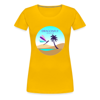 Thumbnail for Women's Dragonfly Oasis V.2 Premium T-Shirt - sun yellow