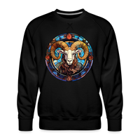 Thumbnail for Men’s Mosaic Aries Premium Sweatshirt - black