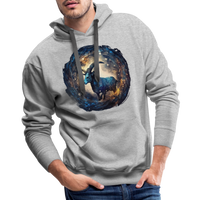 Thumbnail for Men’s Mythical Capricorn Premium Hoodie - heather grey