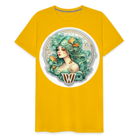 Thumbnail for Men's Symbol Virgo Premium T-Shirt - sun yellow