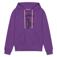 Thumbnail for Women's Power Words Capricorn Premium Hoodie - purple 