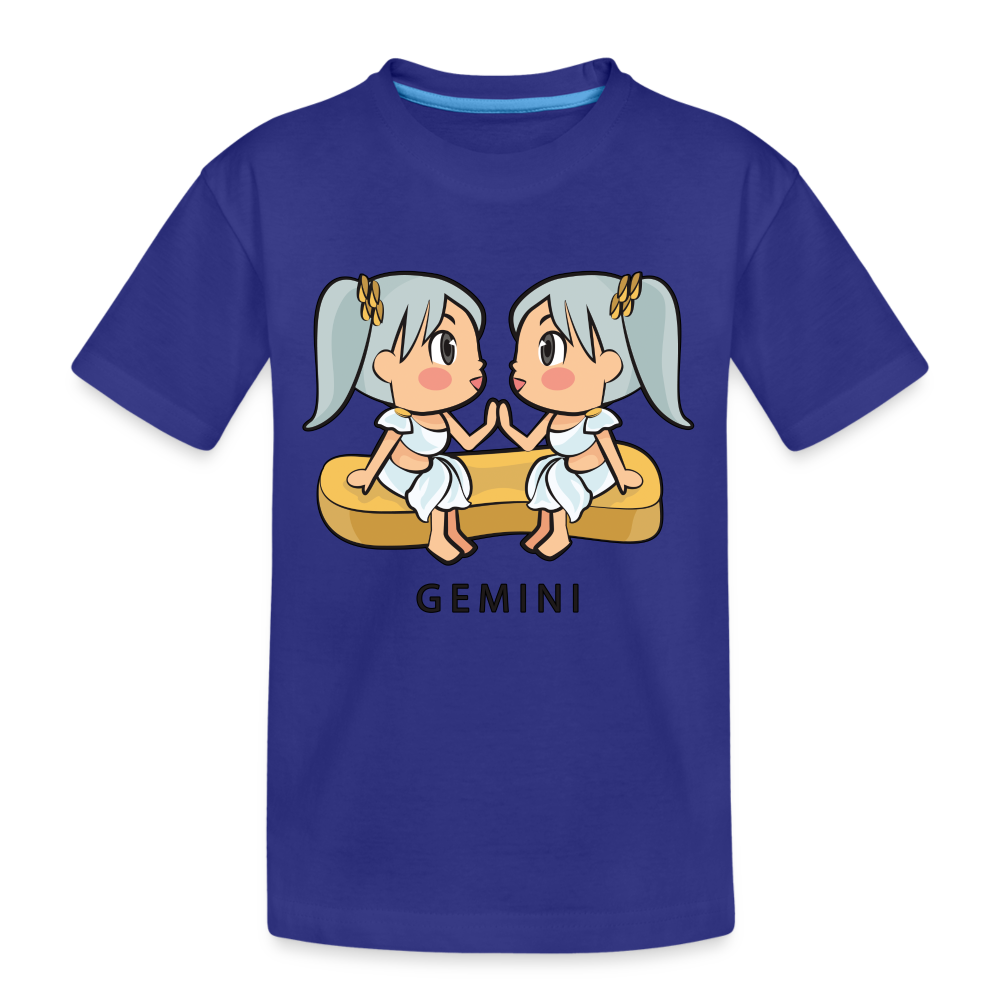 Kid’s Sweet Astro Gemini Premium Organic T-Shirt - royal blue