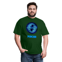 Thumbnail for Men's Stellar Pisces Classic T-Shirt - forest green