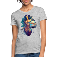 Thumbnail for Women's Mythical Aquarius T-Shirt - heather gray