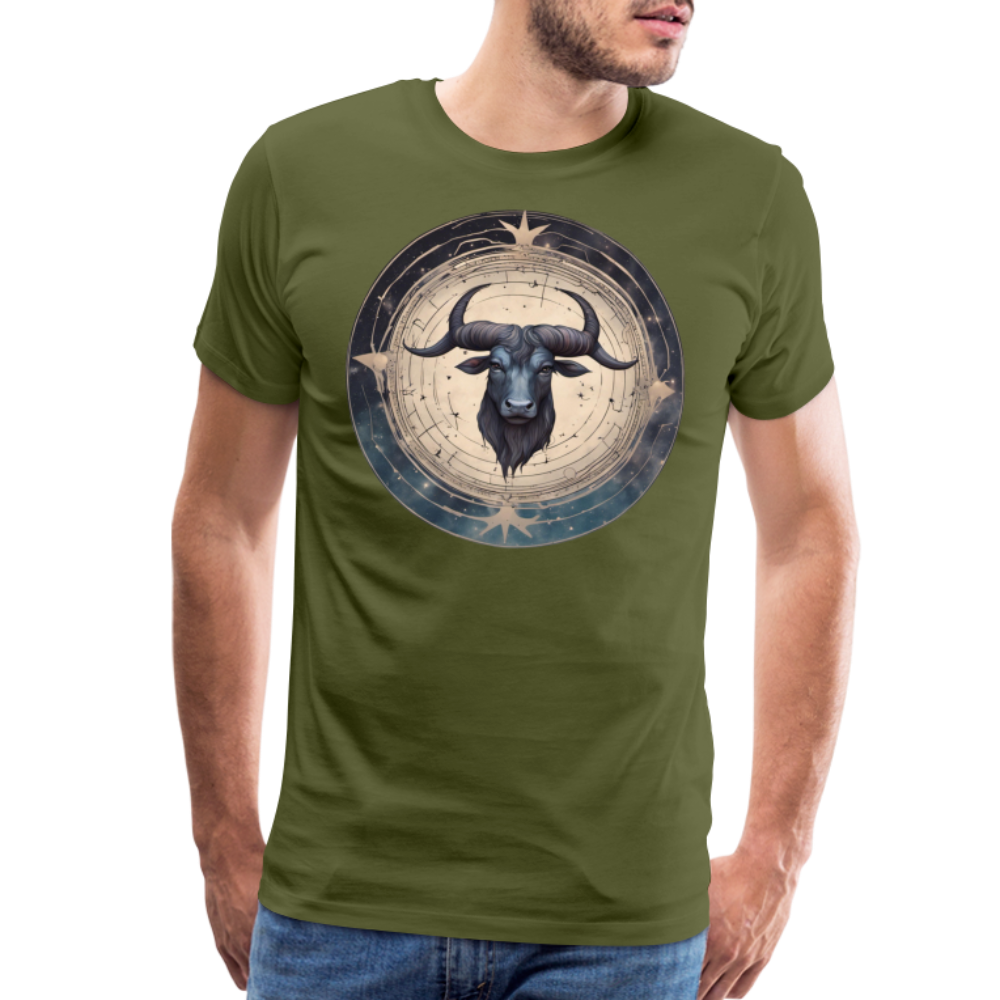 Men's Mythical Taurus Premium T-Shirt - olive green