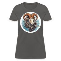 Thumbnail for Women's Symbol Capricorn T-Shirt - charcoal