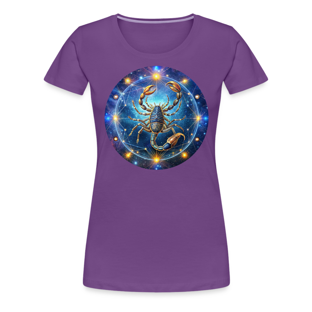 Women’s Symbol Scorpio Premium T-Shirt - purple