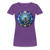 Thumbnail for Women’s Symbol Scorpio Premium T-Shirt - purple