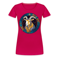 Thumbnail for Women’s Mythical Capricorn Premium T-Shirt - dark pink