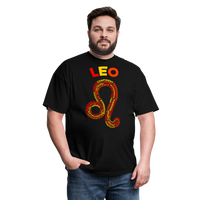 Thumbnail for Men's Power Words Leo Classic T-Shirt - black