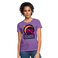 Thumbnail for Women's Glow Sagittarius T-Shirt - purple heather